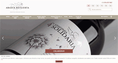 Desktop Screenshot of abadia-retuerta.com